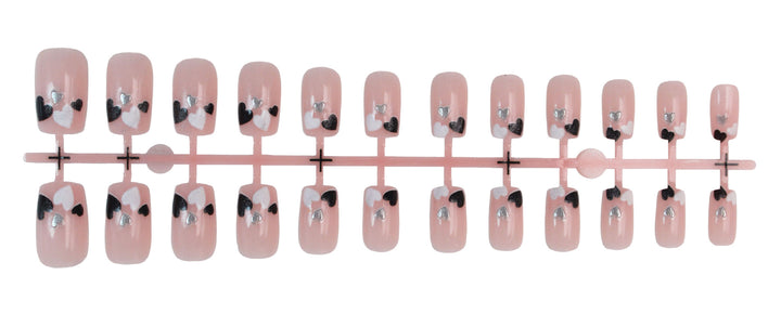 Creative artificial nail set with romantic heart designs Kalsten