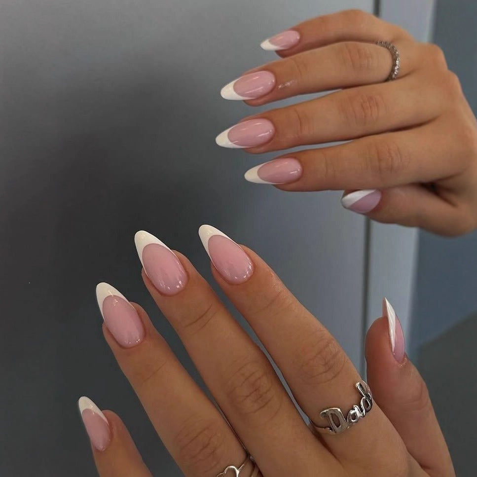 Elegant and Stylish French Design Nail Art Kalsten