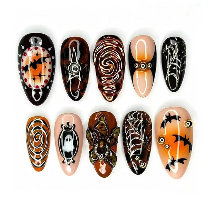 Artistic Halloween Nail Tips Kalsten