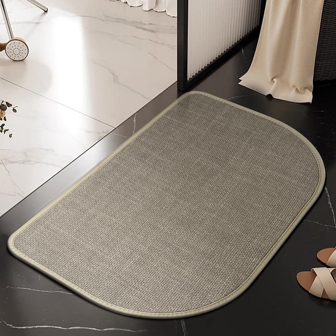 Elegant Textured Kitchen Mat Kalsten