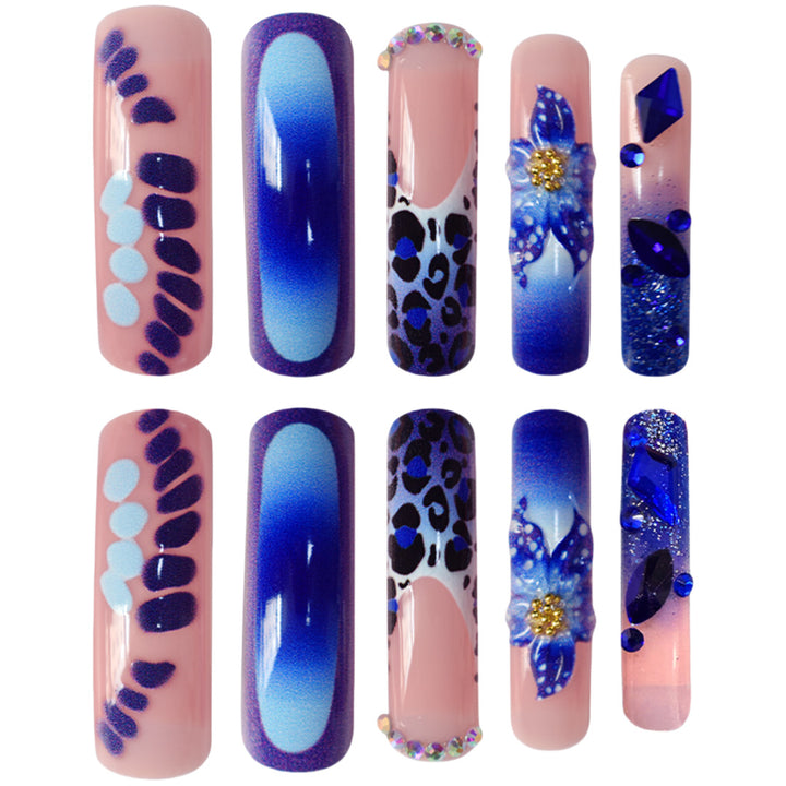 Decorative Press-On Nail Art Extensions Kalsten