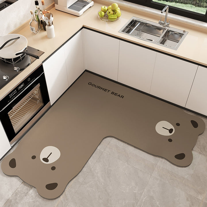 Cartoon-Themed Kitchen Mat Kalsten