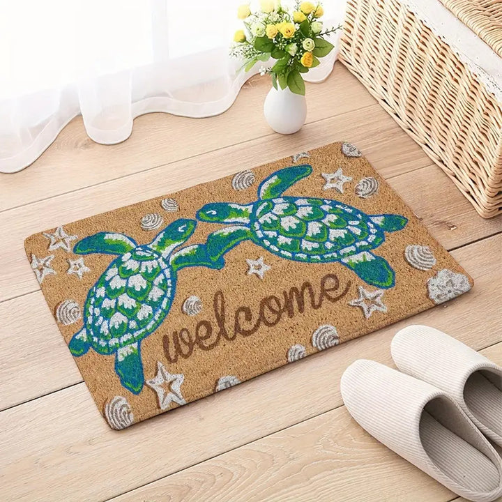 Playful Cat-Themed Indoor Area Mat