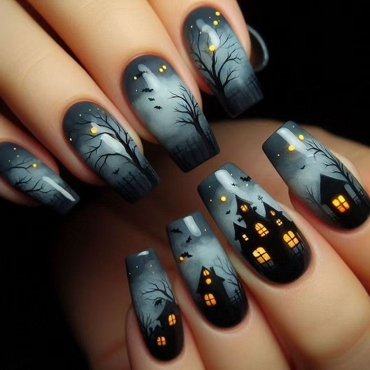 Creative Halloween Designed Nail Art Kalsten