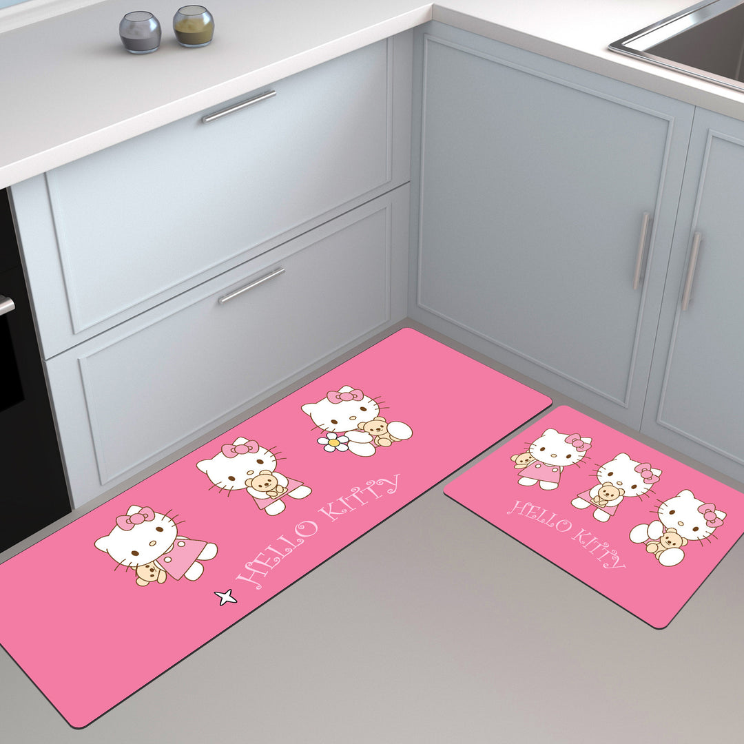 Cute Character Kitchen Mat Set