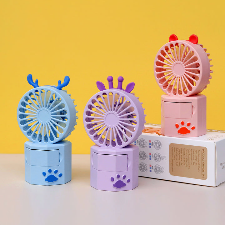 Unisex Portable Mini Fan with Animal Ears and USB Connection Kalsten