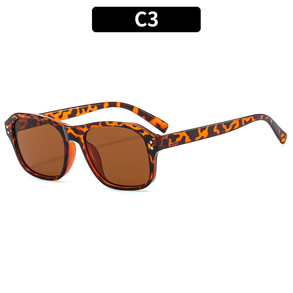 Modern Geometric Square Sunglasses