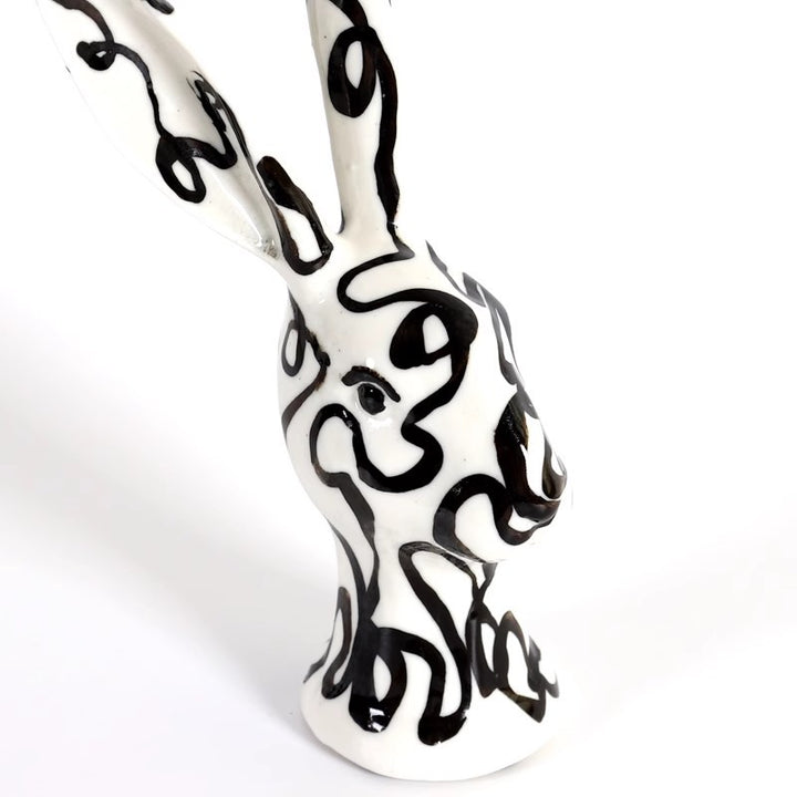 Abstract Rabbit Sculpture