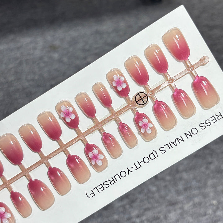 Floral Gradient Press-On Nail Set Kalsten