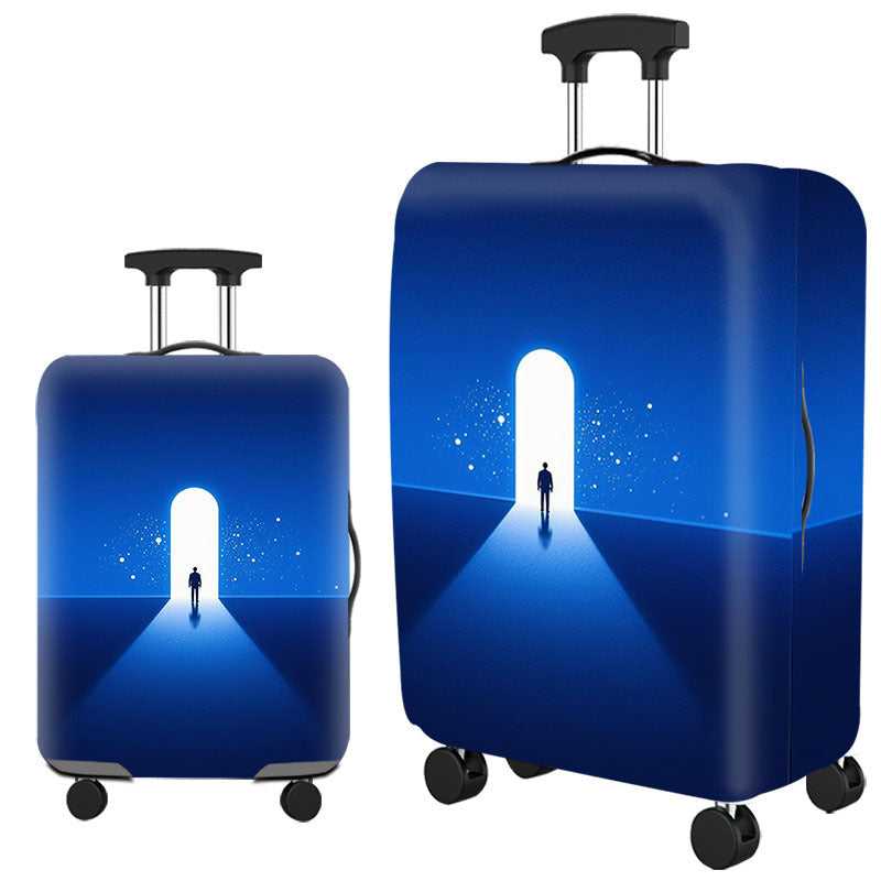 Tropical Leaf Print Hard Shell Luggage Kalsten