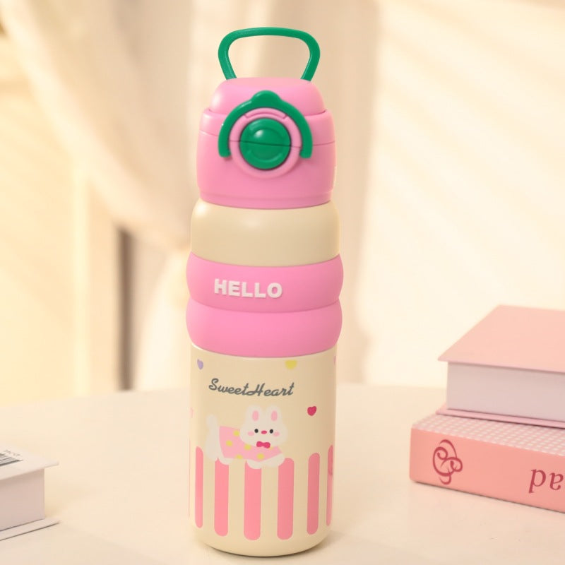 Creative water bottle with leak-proof lid Kalsten