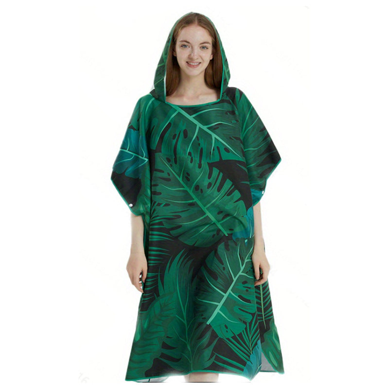 Badeponcho with stylish design and practical hood Kalsten