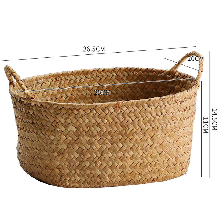 Handwoven Seagrass Storage Basket Kalsten
