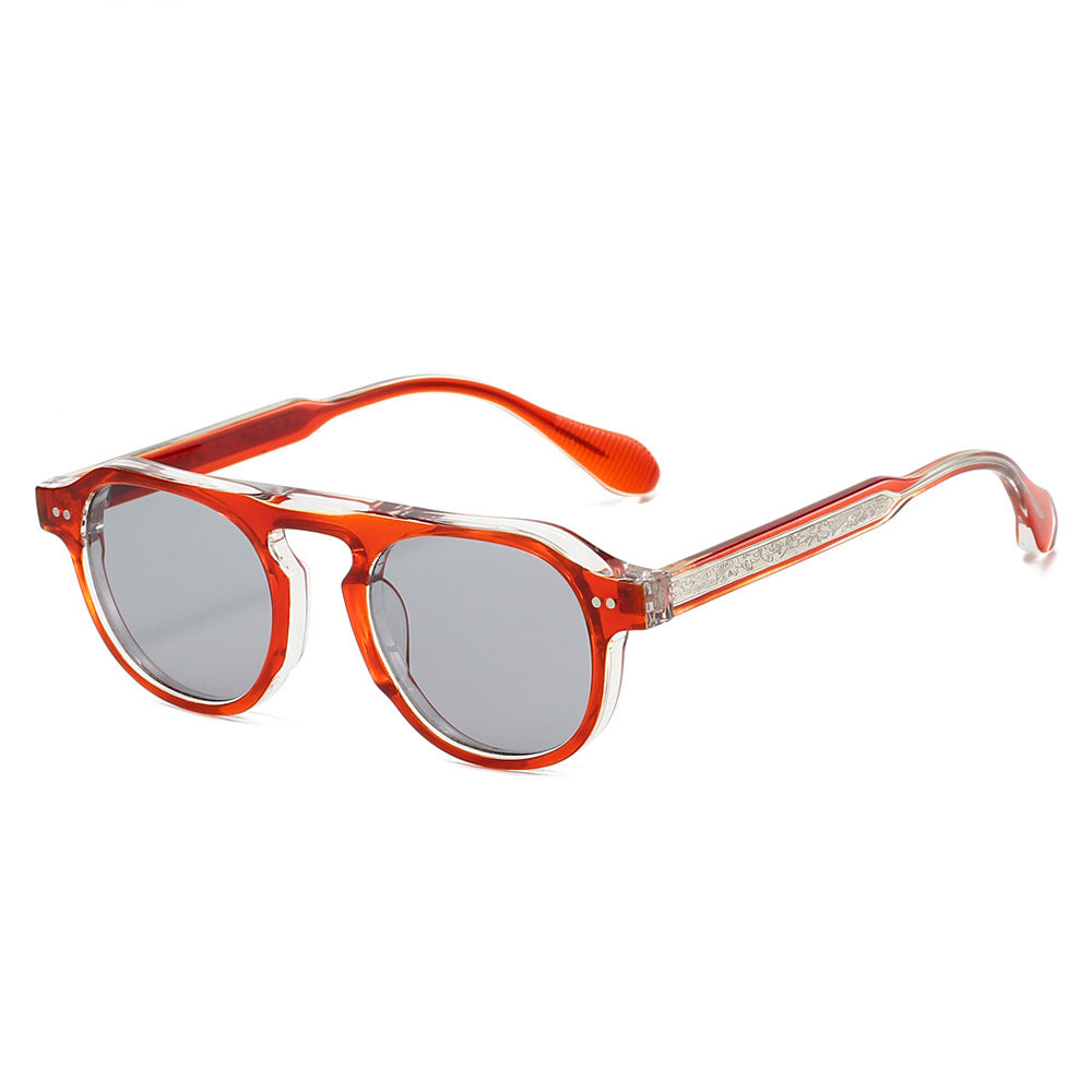 Retro-Inspired Oversized Round Sunglasses Kalsten