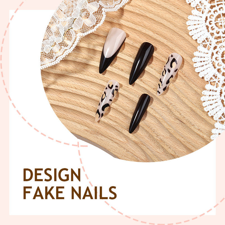 Artificial nail set with elegant tips and fashionable patterns Kalsten