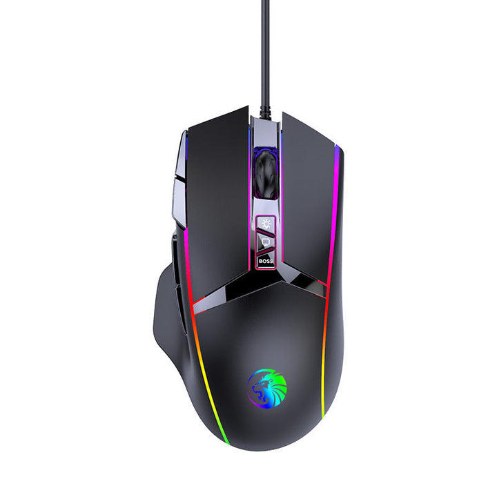 High-Precision Gaming Mouse with Customizable RGB Lighting Effects Kalsten