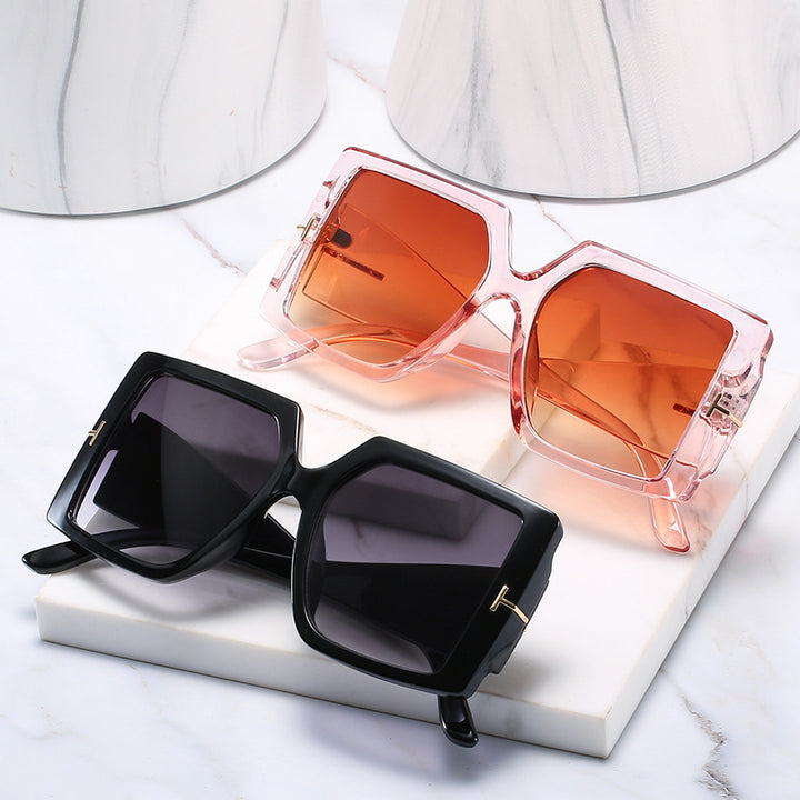 Oversized Geometric Shield Sunglasses Kalsten