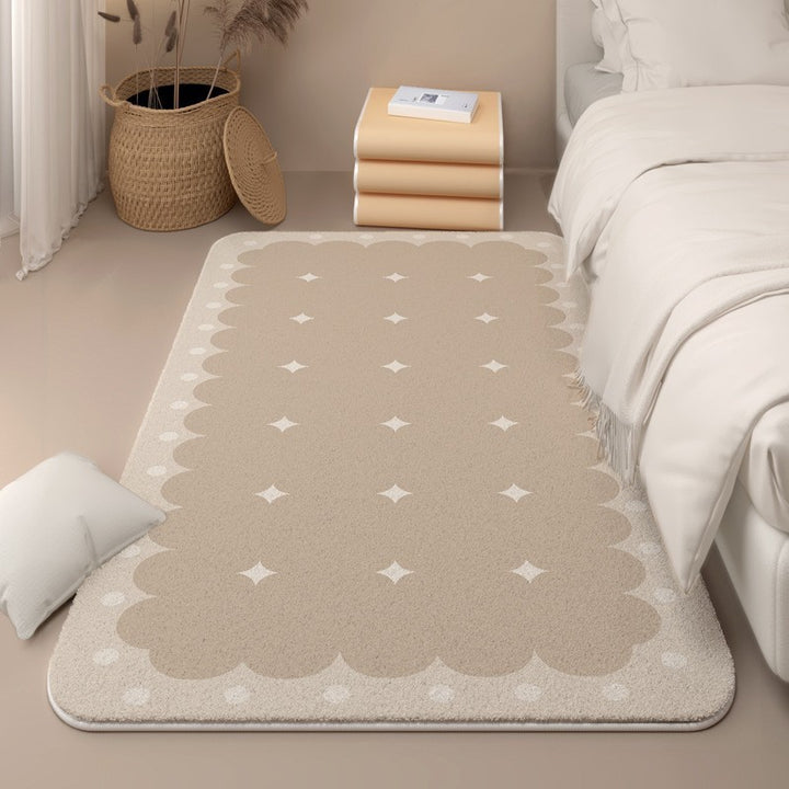 Cute Floral-Themed Memory Foam Area Rug Kalsten