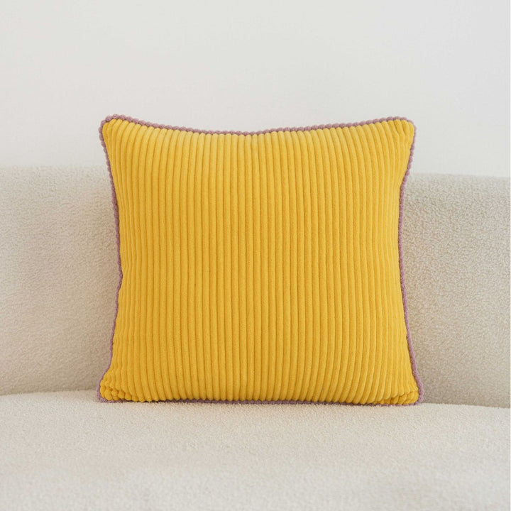 Textured Corduroy Decorative Pillow