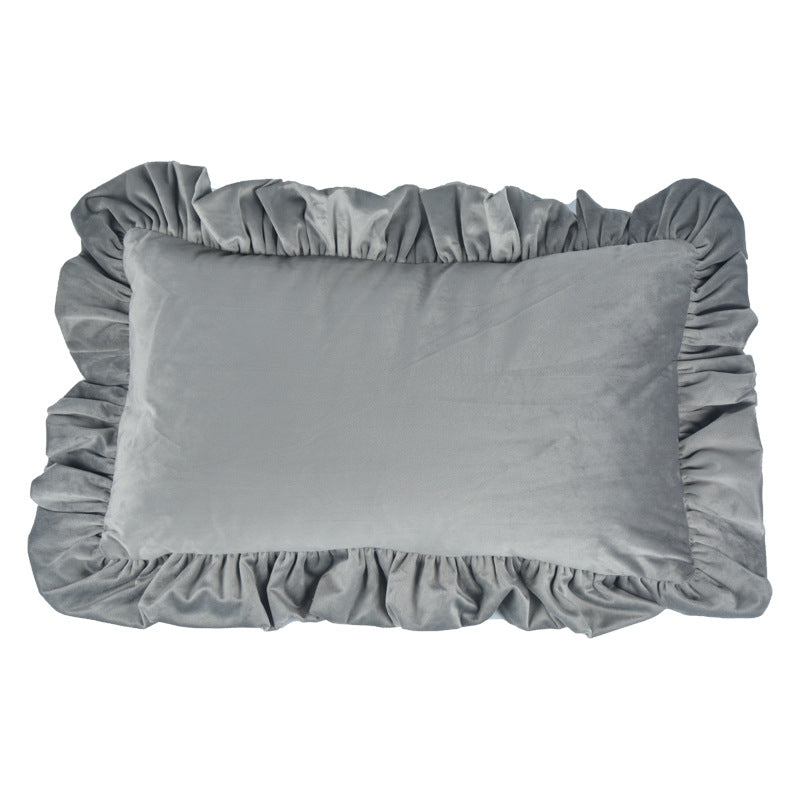Luxury Ruffle Decorative Pillow
