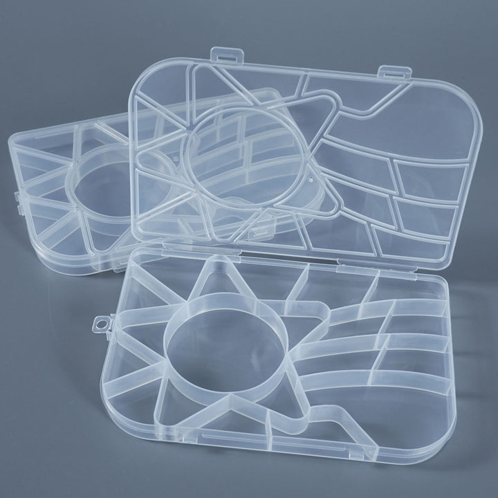 Clear Multi-Section Craft Organizing Box Kalsten