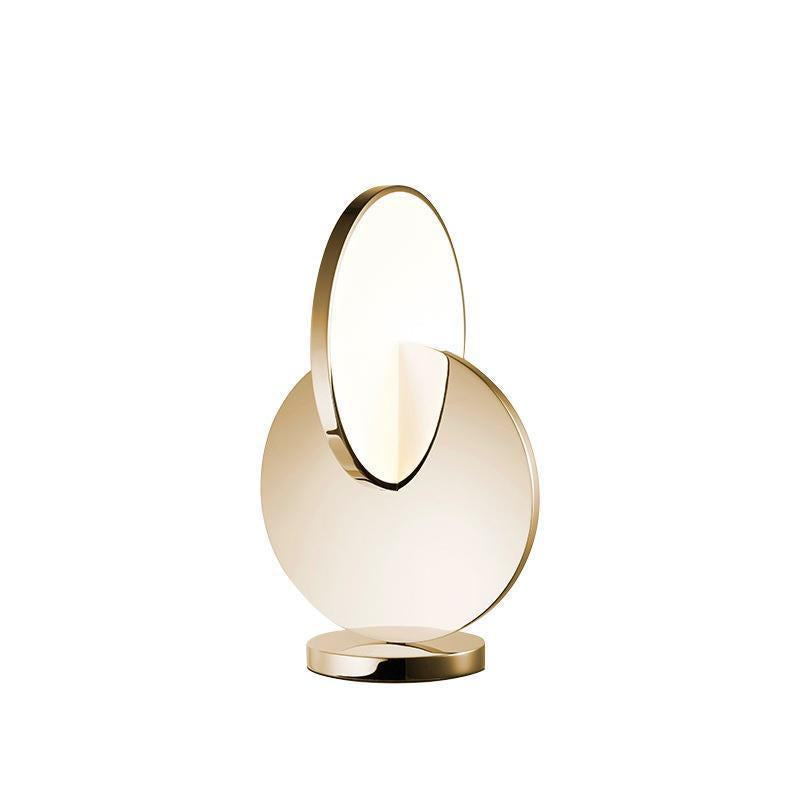 Artistic Table Lamp with Geometric Design