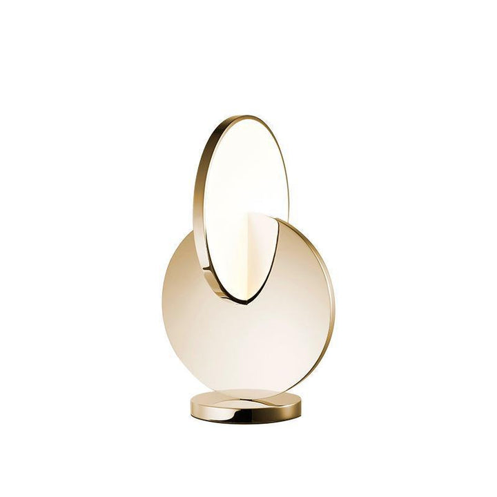 Artistic Table Lamp with Geometric Design