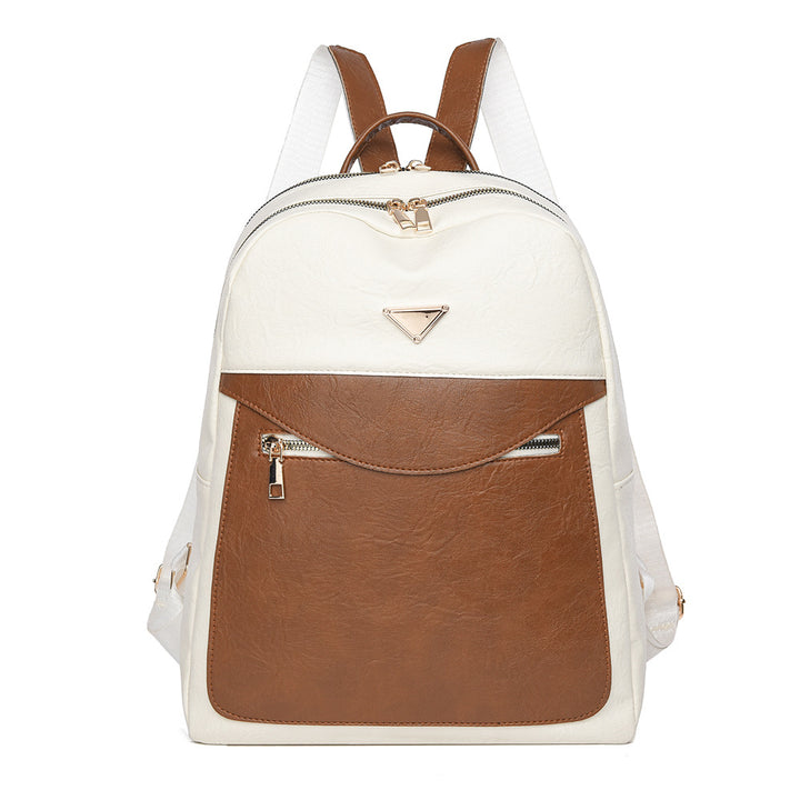 Elegant Faux Leather Backpack Kalsten