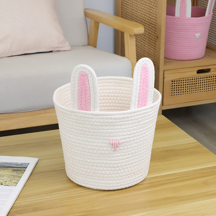 Playful Storage Basket in Rabbit Design Kalsten
