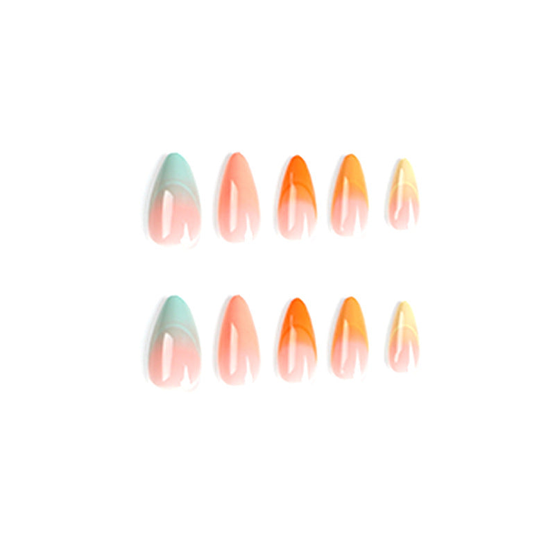 Artificial Nail Tips with Gradient Kalsten