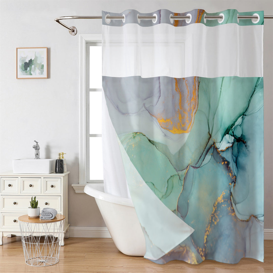 Artistic Floral Shower Curtain Kalsten