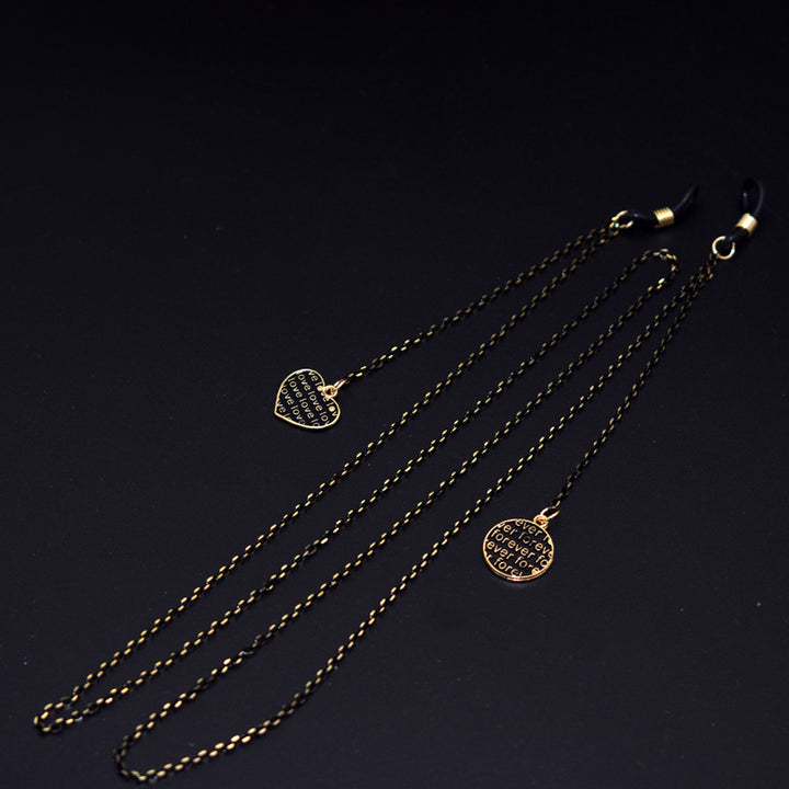 Elegant Heart Pendant Eyewear Chain Kalsten
