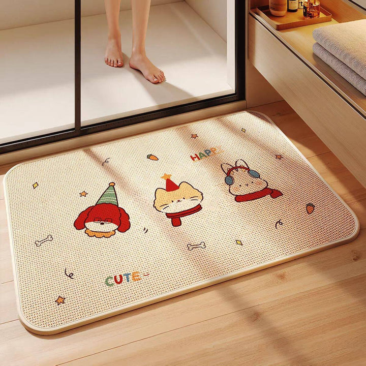 Decorative Bath Mat Kalsten
