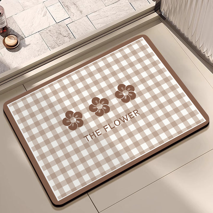 Charming Decorative Bath Mat Kalsten