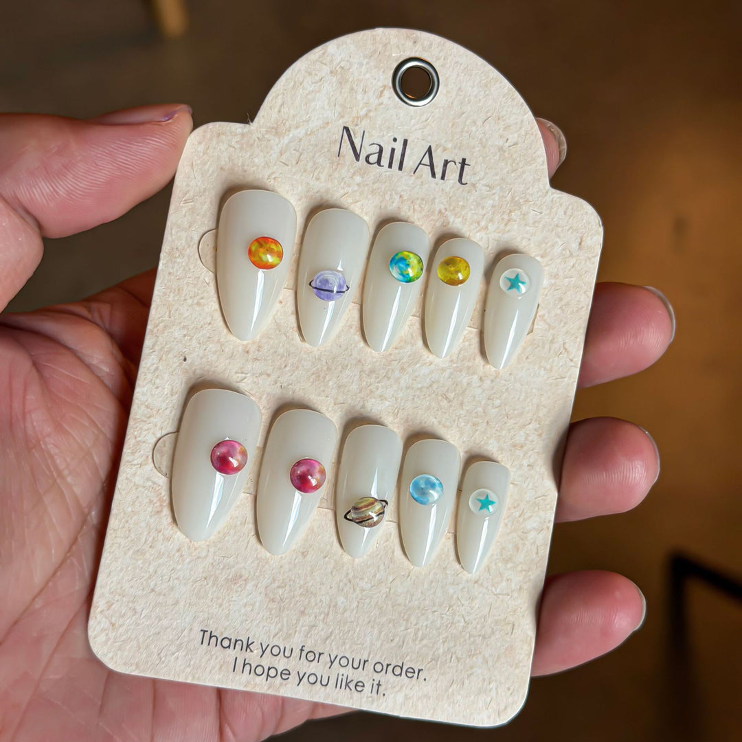 Artistic Press-On Nail Art Set Kalsten