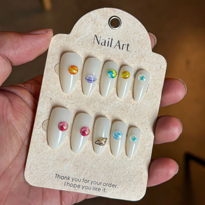 Artistic Press-On Nail Art Set Kalsten