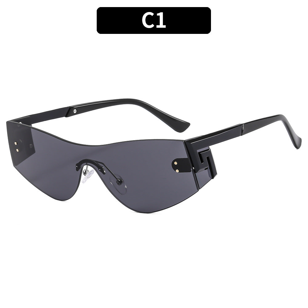 Futuristic Shield Frame Sunglasses  1787664834