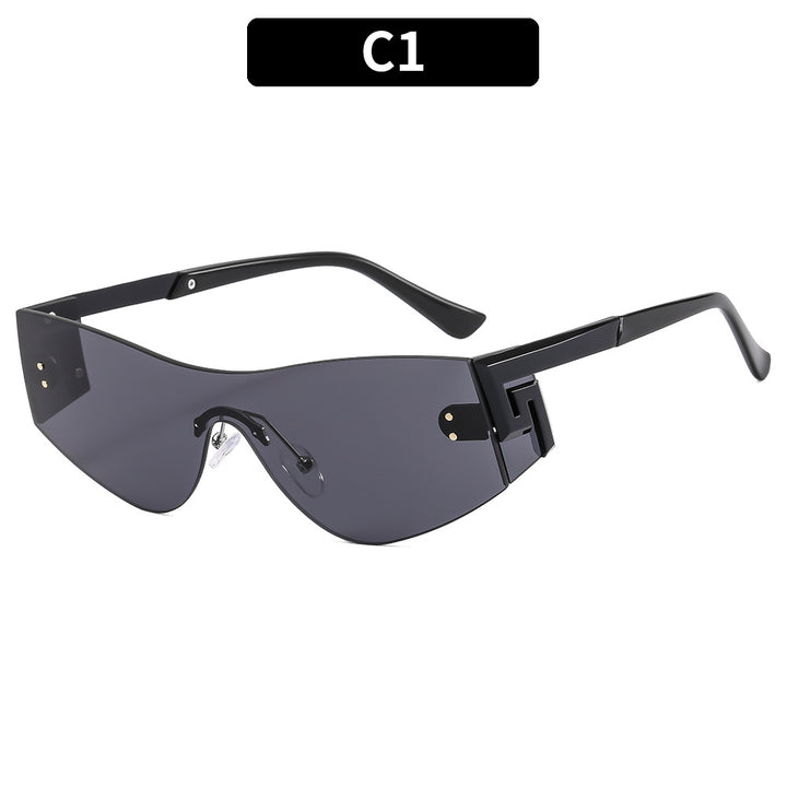 Futuristic Shield Frame Sunglasses  1787664834