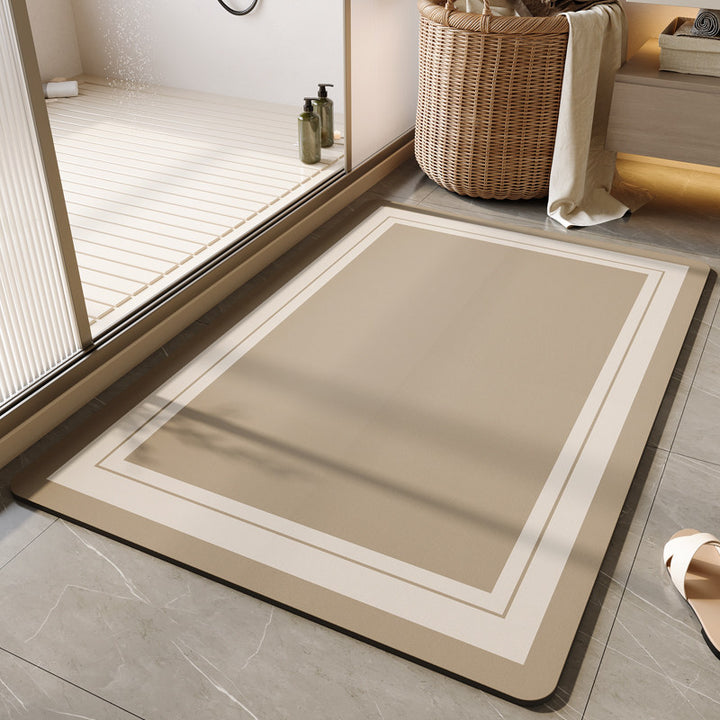 Decorative Floral Bath Mat Kalsten