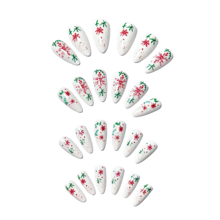 Artistic Snowflake Design Nail Art Kalsten
