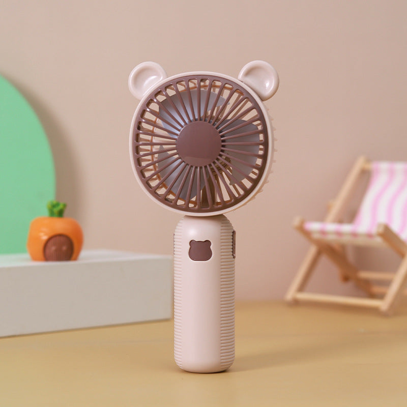 Women’s portable hand-held fan in cute bear design Kalsten