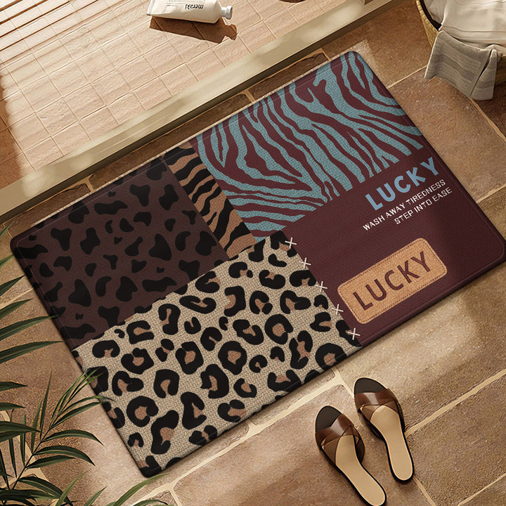 Floral Patterned Entry Mat