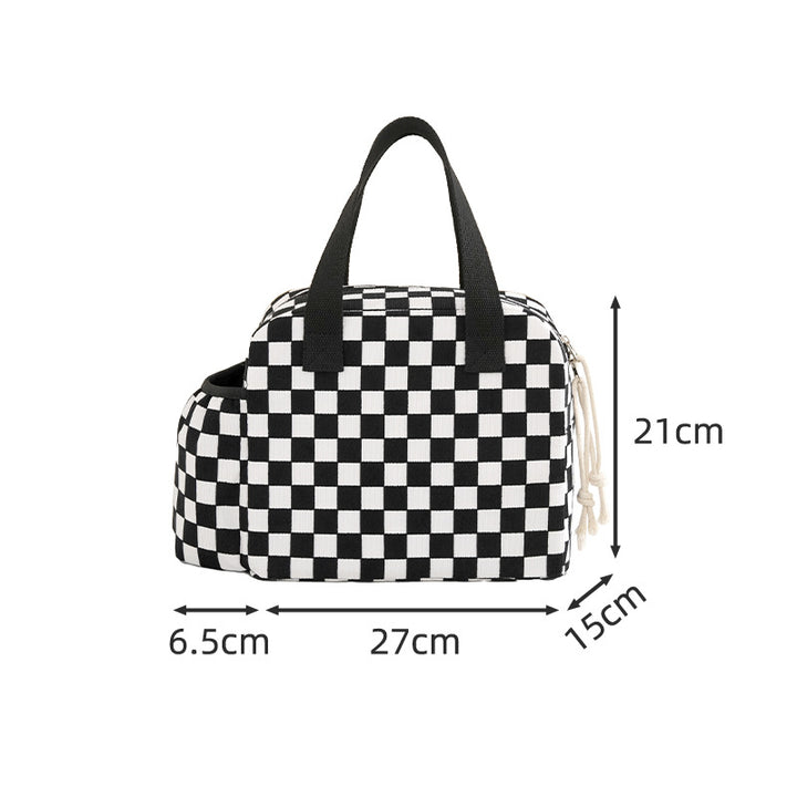 Insulated Heart Print Lunch Tote Kalsten