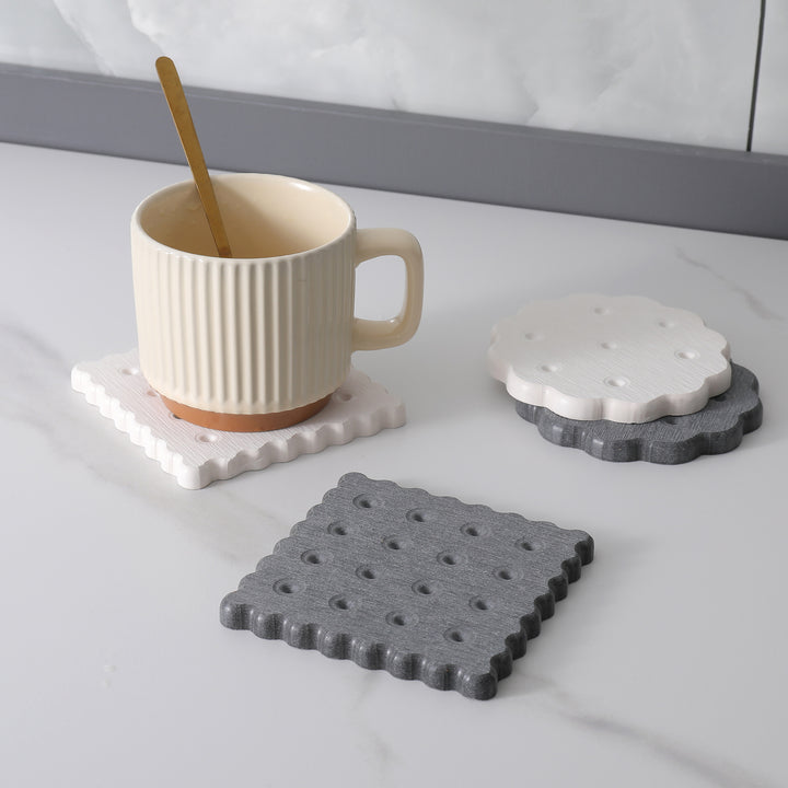 Decorative Hot Beverage Coaster Set