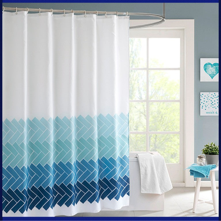 Modern Geometric Shower Curtain Kalsten