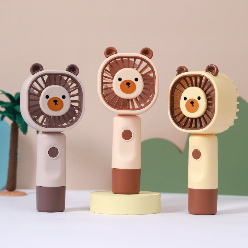 Unisex Portable Hand Fan in Cute Bear Pattern Kalsten