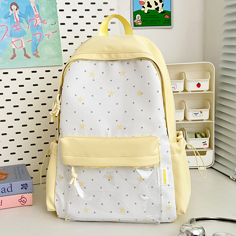Star Print School Backpack Kalsten