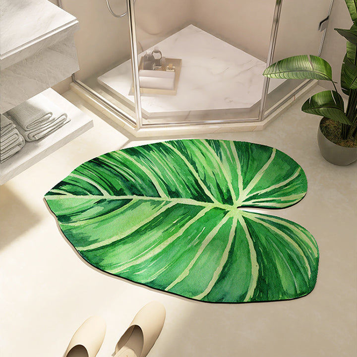 Leaf-Shaped Bath Mat Kalsten