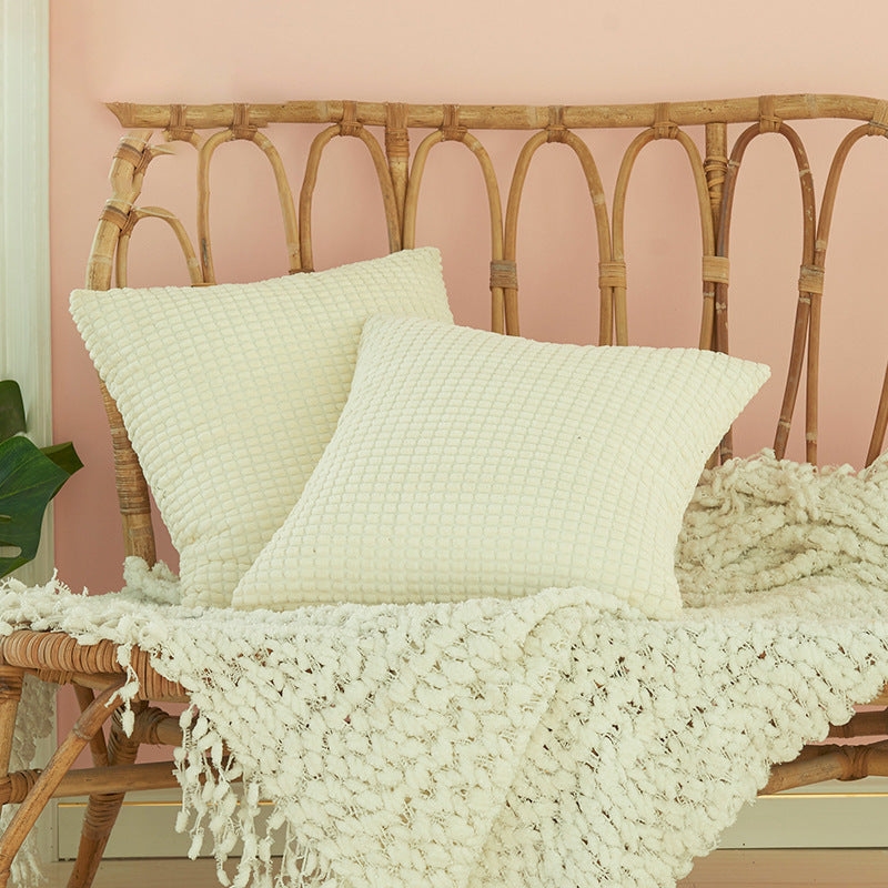 Textured Square Decorative Pillow