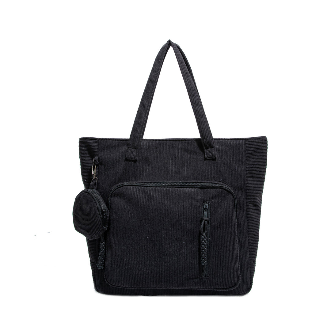WoSpacious Multi-Pocket Canvas Tote Bag Kalsten